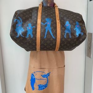 Every Child Has a Beat Leather Duffle